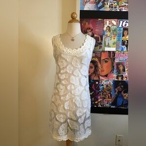 Letarte  White Lace Bathing Suit Coverup